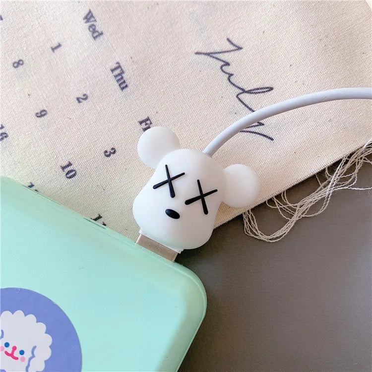 New Cute cable Both ends bite protector for for iPhone X XS 11 Pro Max XR 6 6S 7 8 Plus iPad mini 2 3 Air Phone Charger Cables