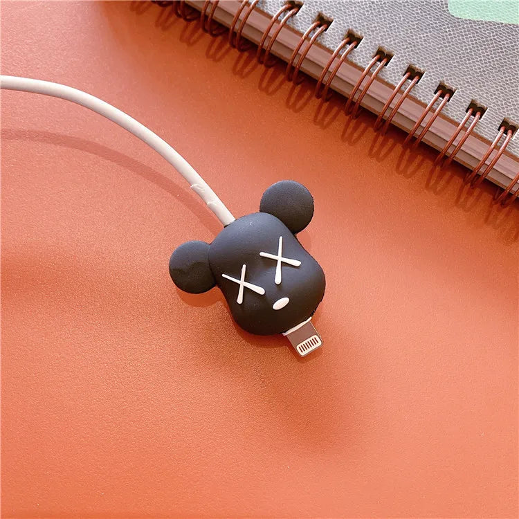 New Cute cable Both ends bite protector for for iPhone X XS 11 Pro Max XR 6 6S 7 8 Plus iPad mini 2 3 Air Phone Charger Cables