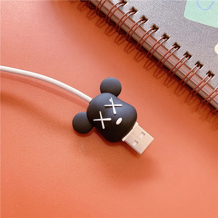 New Cute cable Both ends bite protector for for iPhone X XS 11 Pro Max XR 6 6S 7 8 Plus iPad mini 2 3 Air Phone Charger Cables