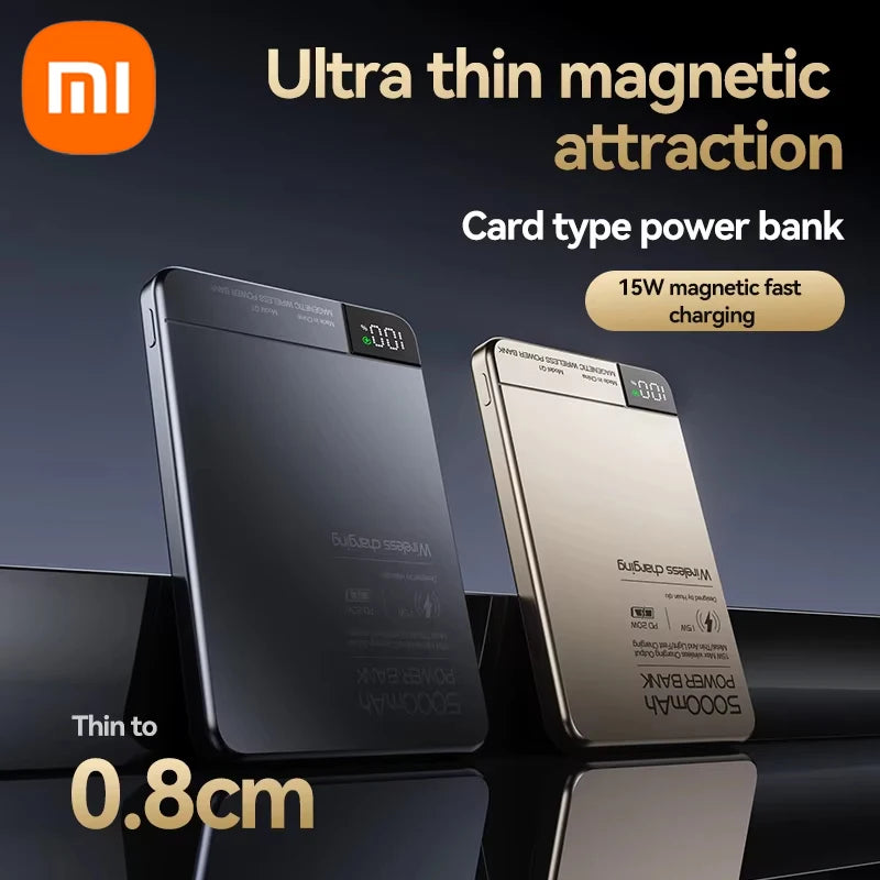 Xiaomi Wireless 10000mAh Fast Charger Power Bank High quality Alloy With Battery Powerbank Magnetic Phone Charger For Magsafe