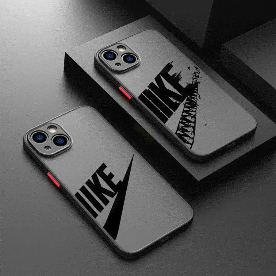 Fashion Sport Art Labels Phone Case for IPhone 16 15 14 13 12 11 Mini Pro Max X XR XSMax 7 8 6 6s Plus Matte Clear Back Cover