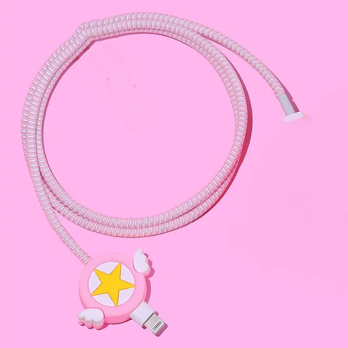 New Cute cable Both ends bite protector for for iPhone X XS 11 Pro Max XR 6 6S 7 8 Plus iPad mini 2 3 Air Phone Charger Cables