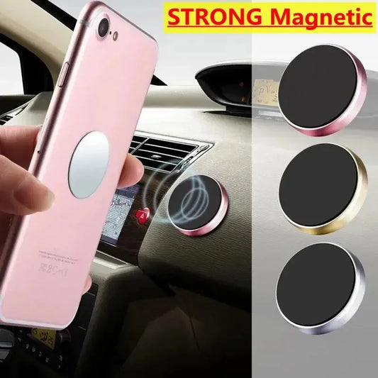 Magnetic Car Phone Holder Magnet Mount Bracket Stick on Car Dashboard Wall Mobile Cell Support in Car for iPhone Samsung Xiaomi